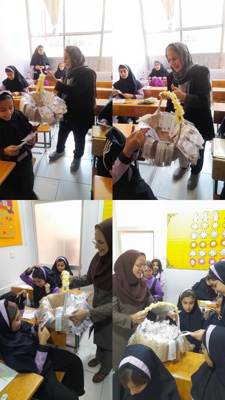 جشن روز دانش آموز در مدرسه رحمانی2 با شور و نشاط و دادن هدیه برگزار شد